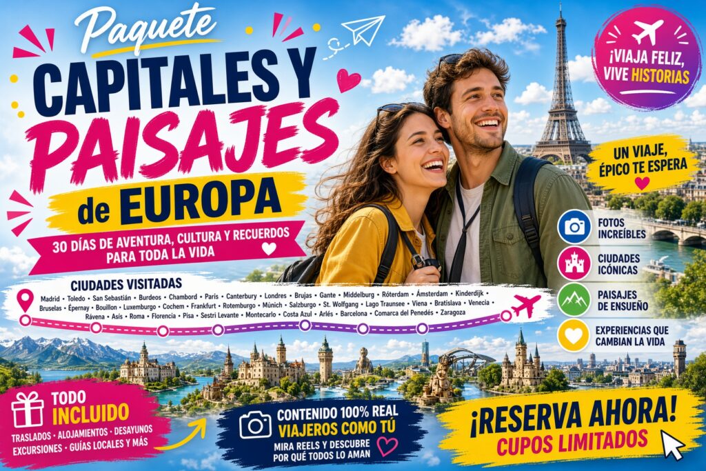 capitales y paisajes de europa