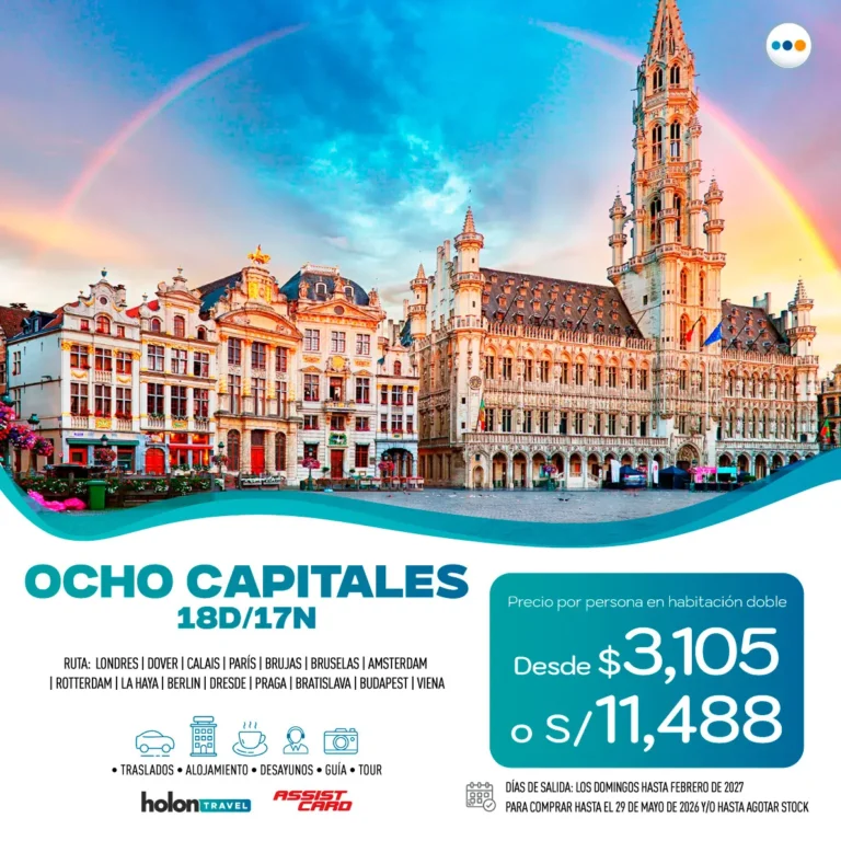 Paquete Ocho Capitales de Europa