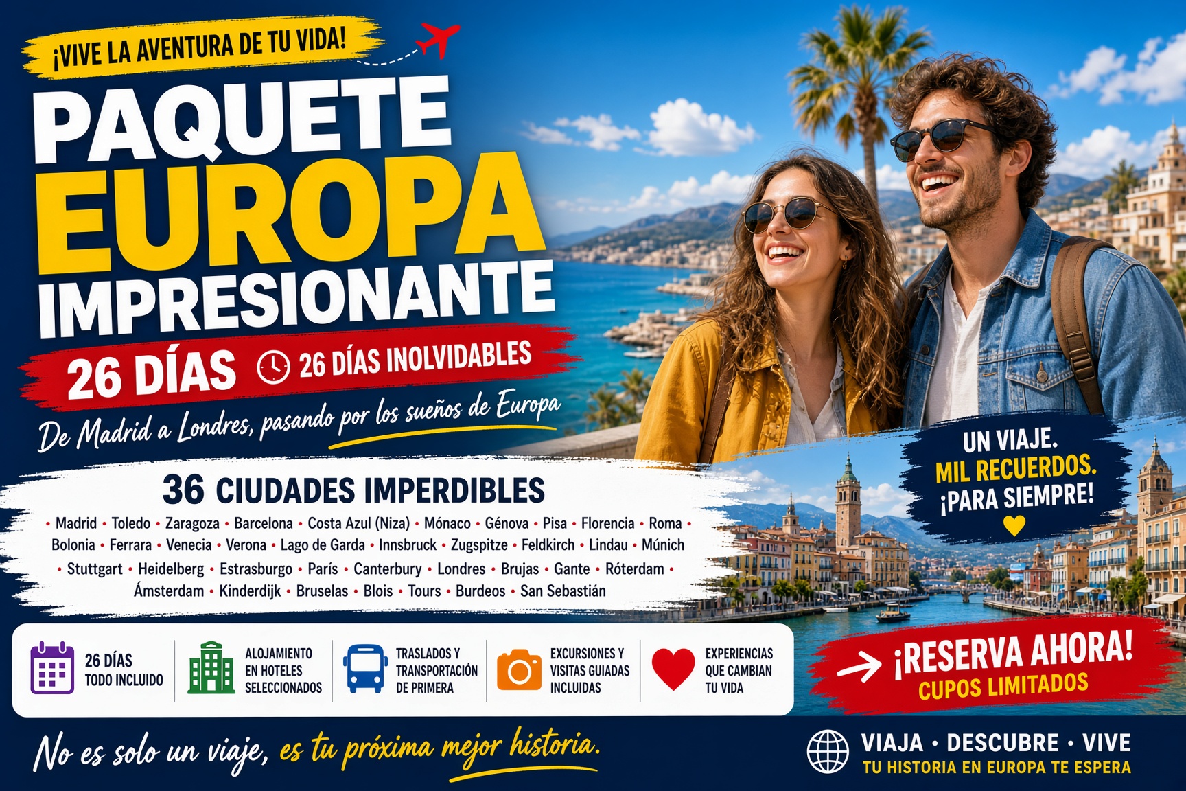 Paquete europa impresionante
