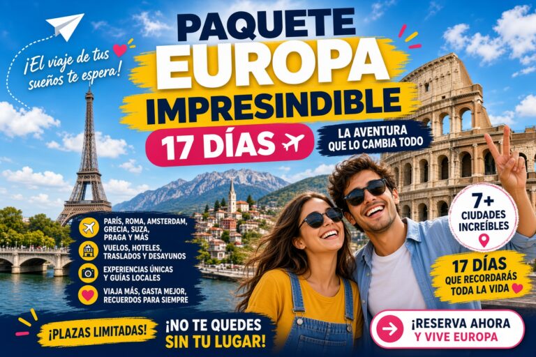 Paquete Europa Imprescindible 17 días