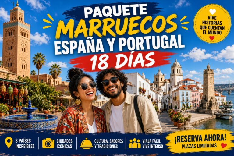Paquete Marruecos, España y Portugal 18 días