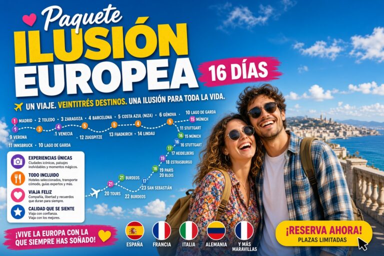 Paquete Ilusión Europea 16 días