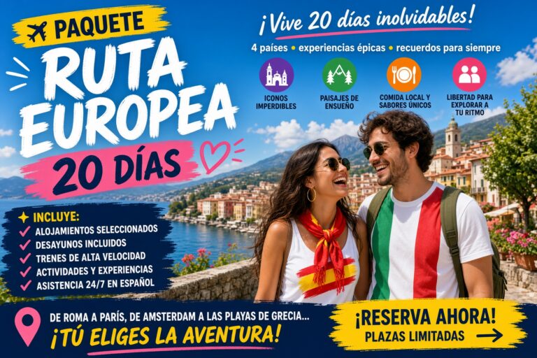 Paquete Ruta Europea 20 días