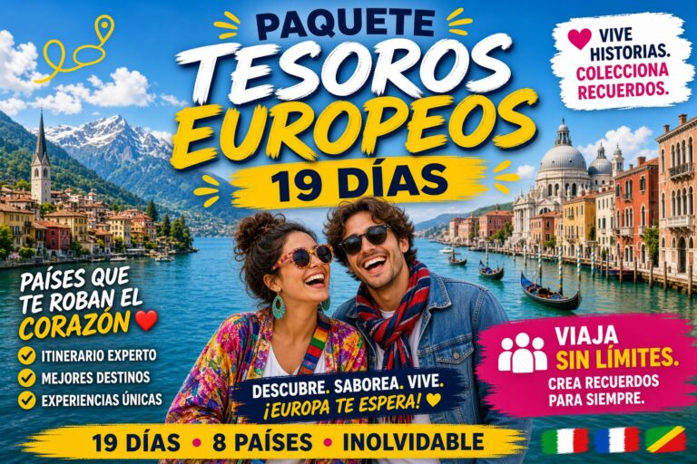 Paquete Tesoros Europeos 19 días